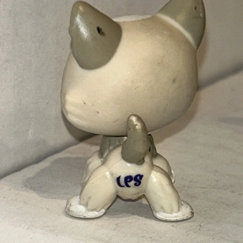 Littlest Pet Shop LPS #1817 Tan & White Husky Dog‎ - Authentic